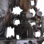 Hanumán hindu isten, faragott zsírkő, jelzés nélkül, kopásokkal, m: 18 cm - Image 3