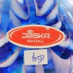 Joska jelzett, kristályüveg levélnehezék, hibátlan, m: 8 cm - Image 3