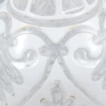 Biedermeier cseh likőrös üveg, több rétegű, csiszolt, kopásnyomokkal, pótolt dugóval, m: 23 cm - Image 2