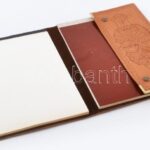 Bőrdíszműves notesz, jegyzettömb tartó, jegyzettömbbel 30x25 cm - Image 2