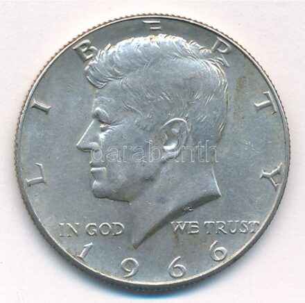 Amerikai Egyesült Államok 1966. 1/2$ Ag 'Kennedy' T:1-,2 patina USA 1966. 1/2 Dollar Ag 'Kennedy' C:AU,XF patina Krause KM#202a