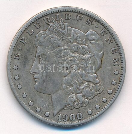 Amerikai Egyesült Államok 1900O 1$ Ag 'Morgan' T:2 patina USA 1900O 1 Dollar Ag 'Morgan' C:XF patina Krause KM#110