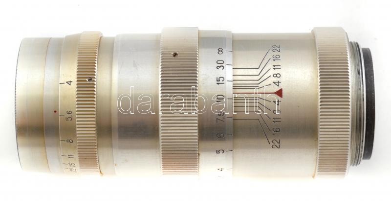 Jupiter-11 szovjet objektív, 135mm 1:4, tokban. - Image 3