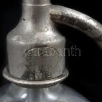 1938 Carl Pochtler Wien / Bécs. Szódásüveg, jelzett, kopott, m: 20 cm - Image 2
