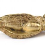 Bécsi erotikus bronz szobor, aranyozott, m: 3,5 cm - Image 3