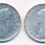 Olaszország 1959R-1966R 500L Ag (2xklf) 'Kolumbusz hajói' T:2- ph, karc Italy 1959R-1966R 500 Lire Ag (2xdiff) 'Columbus' Ships' C:VF edge error, scratch Krause KM#98 - Image 2