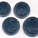 Srí Lanka 2017. 1R-10R acél (4xklf) T:2 Sri Lanka 2017. 1 Rupee - 10 Rupees steel (4xdiff) C:XF