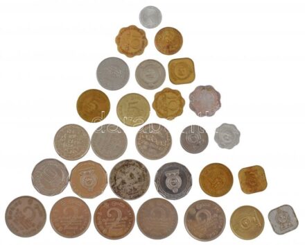 Srí Lanka 1963-2016. 1c-10R (28xklf) T:2,2- Sri Lanka 1963-2016. 1 Cent - 10 Rupees (28xdiff) C:XF,VF