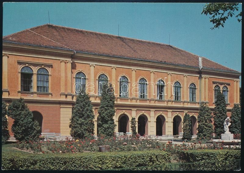 1982.I.12 Keresztury Dezső (1904-1996) író, költő, korábbi politikus autográf verses sorai Bódi Marának, Balatonfüredről küldött képeslapon: 'Az égen fényes, kristály telihold van: Dávid magának hegedül a holdban (...)'. - Image 2
