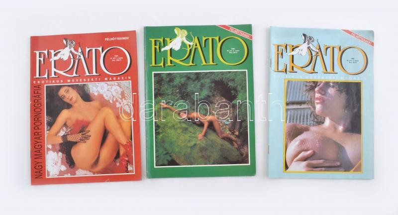 3 db Erato erotikus újság