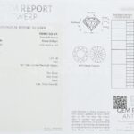 Briliáns csiszolású gyémánt 1,01 carat VS 2. (6,02x6,07x4,15 mm ), certifikáttal. / Diamond oval shape with certificate - Image 4