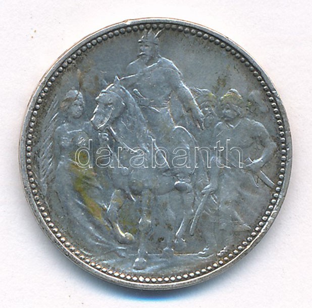 1896KB 1K Ag 'Millenium' T:2 kis patina Adamo K5.2