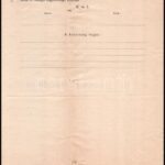 cca 1930 Nemzeti Ereklye Helyi Bizottsága kitöltetlen jegyzőkönyv minta - Image 3