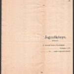 cca 1930 Nemzeti Ereklye Helyi Bizottsága kitöltetlen jegyzőkönyv minta - Image 4