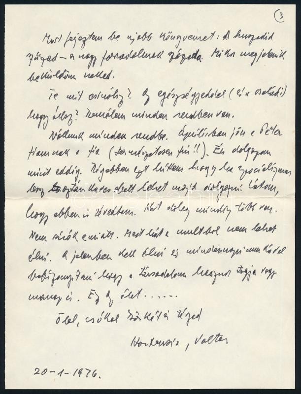 1958 Levél Marosán György elvtársnak Romániából, tartalommal - Image 3