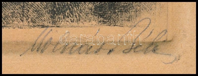 Molnár Béla (1904-1971): Újvidék. Rézkarc, papír, jelzett, 20x20 cm - Image 3