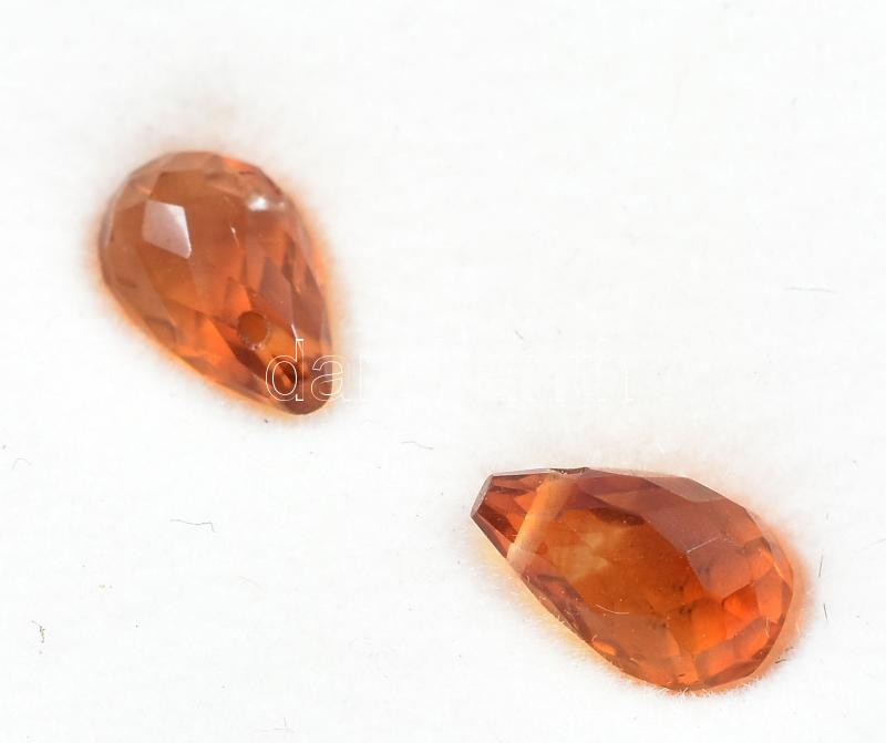 Citrin pár (Madeira), 2 ct