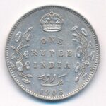 Brit-India 1906. 1R Ag 'VII. Eduárd' T:2- kis ph. British India 1906. 1 Rupee Ag 'Edward VII' C:VF small edge error - Image 2