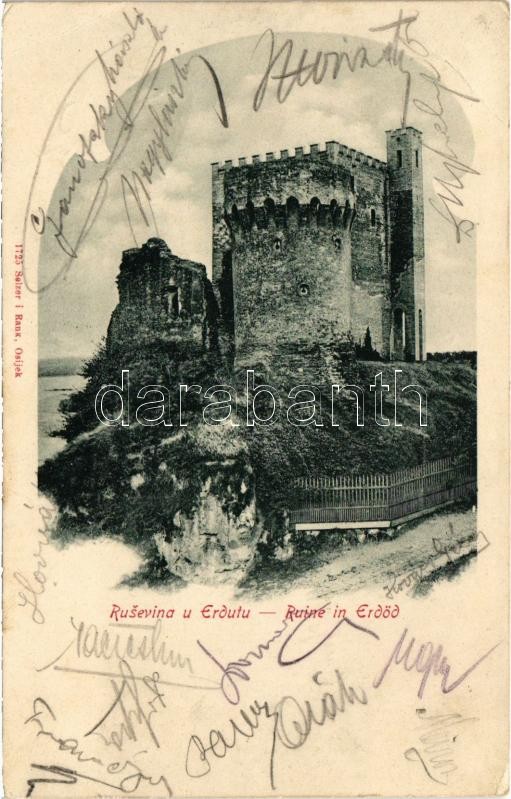 1906 Erdőd, Erdut; Rusevina u Erdutu / Ruine in Erdőd / vár. Phot. u. Verlag v. Selzer u. Rank / castle ruins (EK)