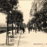 Budapest V. Korzó, villamos. Ganz Antal kiadása