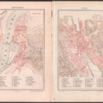 cca 1900-1940 46 db vegyes térkép, többségében a Pallas Nagy Lexikonából, néhány vármegye térképpel (Arad, Eszertgom, Abaúj-Torna, Alsó-Fehér), néhány város (Budapest belső területe, Esztergom, Arad, Debrecen), Déli vasút, - Image 2