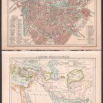 cca 1900-1940 46 db vegyes térkép, többségében a Pallas Nagy Lexikonából, néhány vármegye térképpel (Arad, Eszertgom, Abaúj-Torna, Alsó-Fehér), néhány város (Budapest belső területe, Esztergom, Arad, Debrecen), Déli vasút, - Image 4