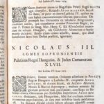Schmitt Miklós: Palatini Regni Hungariae. Bello paceque clarisiimi, e diversis scriptoribus Patriis, Exteris, Diplomatibus, aliisque instrumentis literariis eruti, ac Perbrevi Narratione A primis temporibus Sancti Stephani Hungarorum Regis, Ad - Image 3