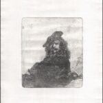 Jelzés nélkül, Rembrandt után: Önarckép. Rézkarc, papír. XX. sz. második fele. 20,5x18 cm