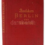 Karl Baedeker: Baedekers Berlin und Umgebung. Mit 5 Karten, 9 Plänen und 16 Grundrissen. Leipzig, 1912, Baedeker. Kiadói egészvászon kötés, kopottas állapotban. - Image 2