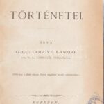 Gattáji Gorové László: Eger városának történetei. Eger, 1876, Érseki Lyceumi Könyvnyomda, 286 p Volt könyvtári példány. Korabeli félvászon kötésben