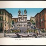 cca 1900 Ricordo di Roma, színes képekkel városképes album - Image 3