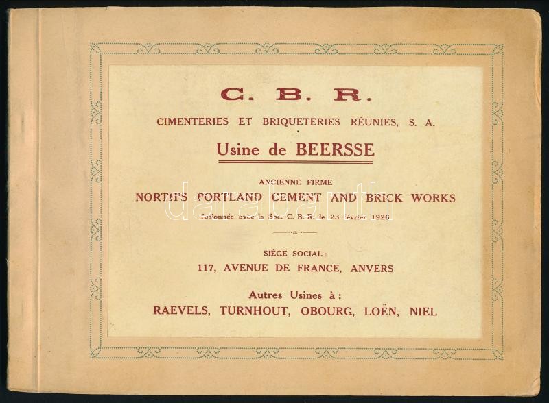 cca 1900 C.B.R. Cimenteries et Briqueteries Réunies S.A., Usine de Beersse
