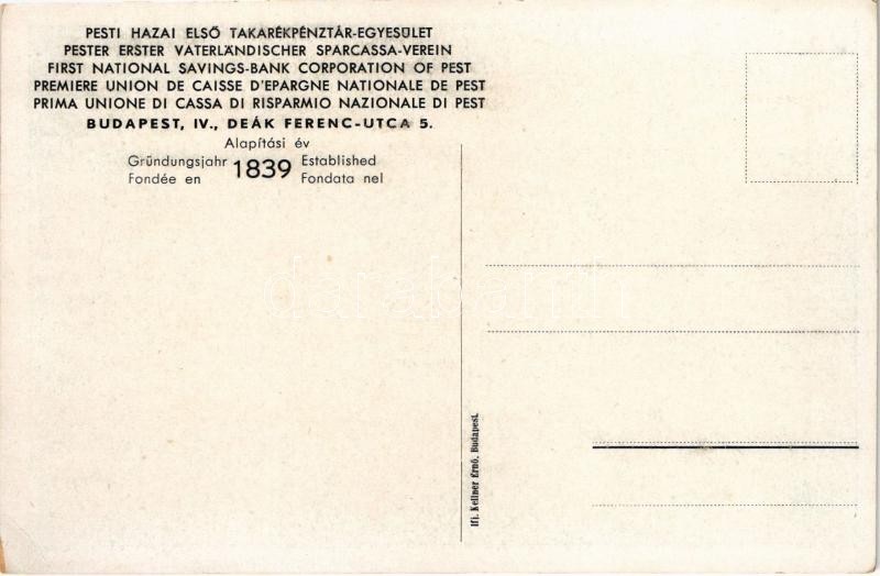 Budapest V. Pesti Hazai Első Takarékpénztár Egyesület. Deák Ferenc utca 5. (EK) - Image 2