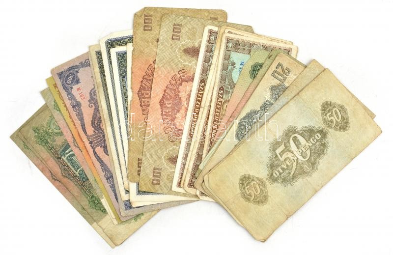 1944-1946. 30db-os vegyes pengő bankjegy tétel T:III,III- - Image 2
