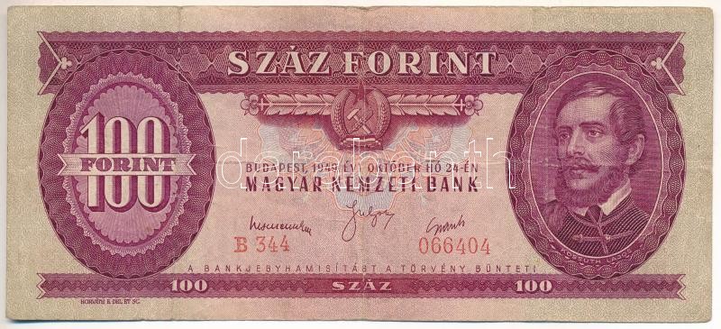 1949. 100Ft 'B 344 066404' T:III Adamo F28