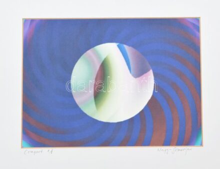 Nagy-Somorjai jelzéssel: Gömbforma. Computer grafika, papír, számozott: 1/1. Paszpartuban. 20x28 cm