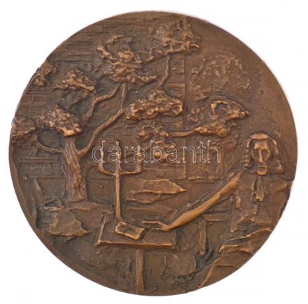 Tóth Sándor (1933-2019) (?) DN 'KLTE TTK (Kossuth Lajos Tudományegyetem Természettudományi és Technológiai Kar)' kétoldalas bronz emlékérem (86mm) T:1-