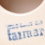 Faimar román porcelán pingvin figura. Jelzett, mázrepedésekkel, m: 17 cm - Image 2
