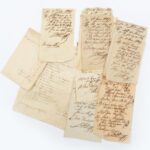1859 Győr, kézzel írt gyógyszertári receptek, 14 db