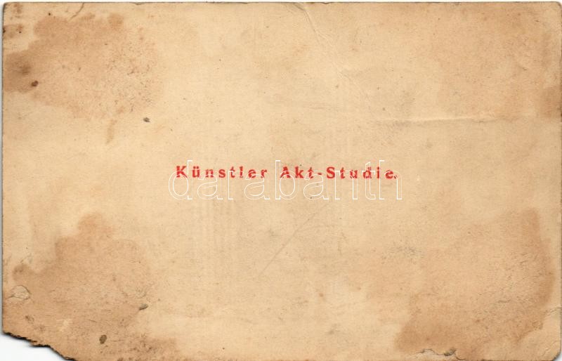 Künstler Akt-Studie / Meztelen erotikus hölgy / Erotic nude lady (non PC) (b) - Image 2