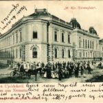 1901 Újvidék, Novi Sad; M. kir. törvényház. Verlag J. Singer Hofphotograph / court (fa)