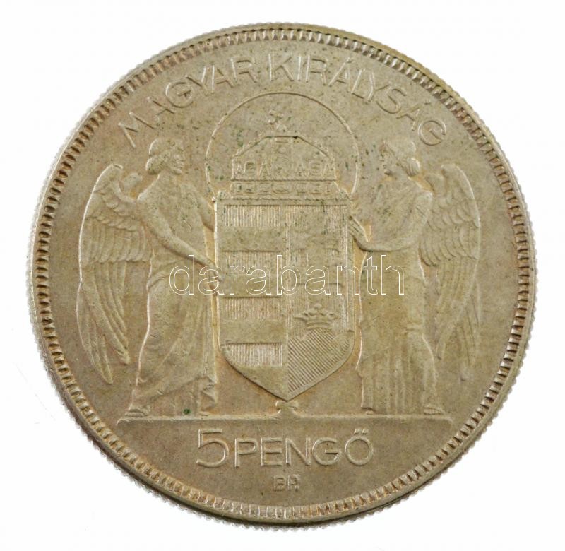 1930. 5P Ag 'Horthy jobbra' hajas T:1- Adamo P8