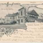 1905 Élesd, Alesd; Gróf Bethlen kastélya, városháza. Bock H. és Társa kiadása / castle, town hall. Art Nouveau, floral (EK)