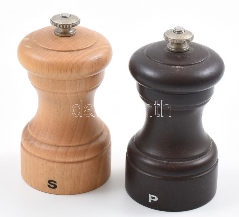 Peugeot France reklám só- és borsszóró, fa, m: 10 cm