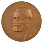 Vastagh László (1902-1972) 1929. 'Josephus Árkövy 1851-1922' egyoldalas bronz emlékérem kissé megviselt tokban (77mm) T:1- patina, kis karc