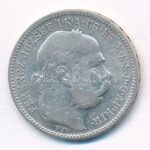 1893KB 1K Ag 'Ferenc József' T:3 Adamo K5
