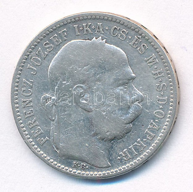 1893KB 1K Ag 'Ferenc József' T:3 Adamo K5