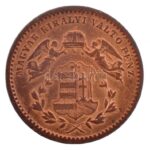 1868KB 1kr Cu 'Angyalos címer' T:2- Hungary 1868KB 1 Kreuzer Cu 'Coat of Arms with Angels' C:VF Adamo M4.1 - Image 2