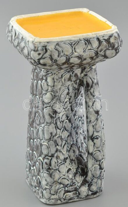 Király, retró jelzett, gyertyatartó, hibátlan, m: 22,5 cm