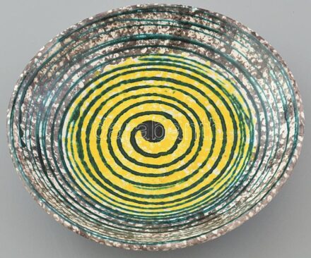 Retró tál, jelzés nélkül, hibátlan, d: 20 cm